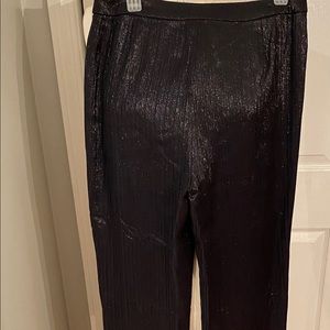 Gianni Versace black shimmer pants. Euro Size 42.